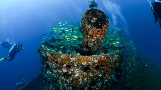Kled Geaw Wreck Site scuba diving Koh Lanta Thailand