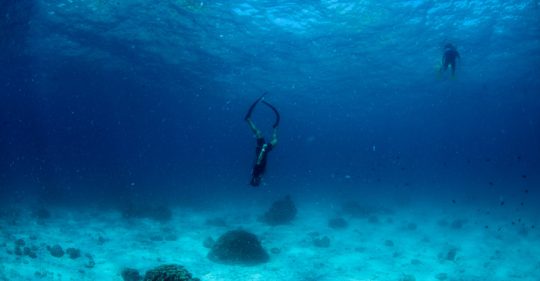 Koh Lanta discover freediving depth in Thailand