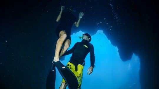 Koh Lanta coaching freedive in Thailand