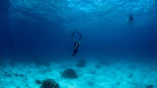 Koh Lanta coaching freedive in Thailand