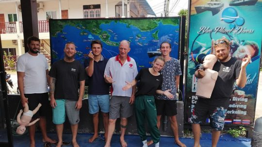 Scuba instructor in koh lanta IDC, best training in Thailand
