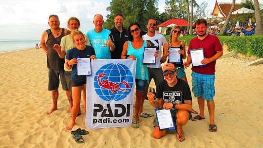 Scuba instructor in koh lanta IDC, best training in Thailand