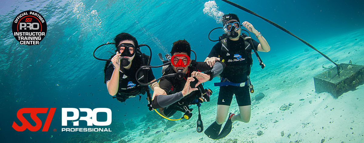 Go pro scuba instructor SSi. Dive Thailand
