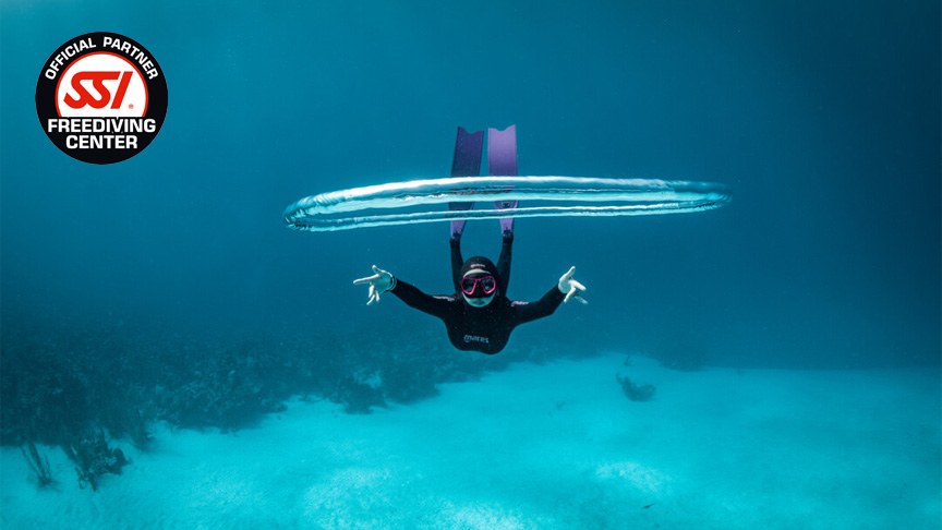 Learning Freediving in Koh Lanta. Thailand freedive course.