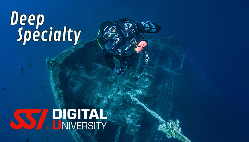 SSI deep specialty scuba divign koh lanta. Thailand diver